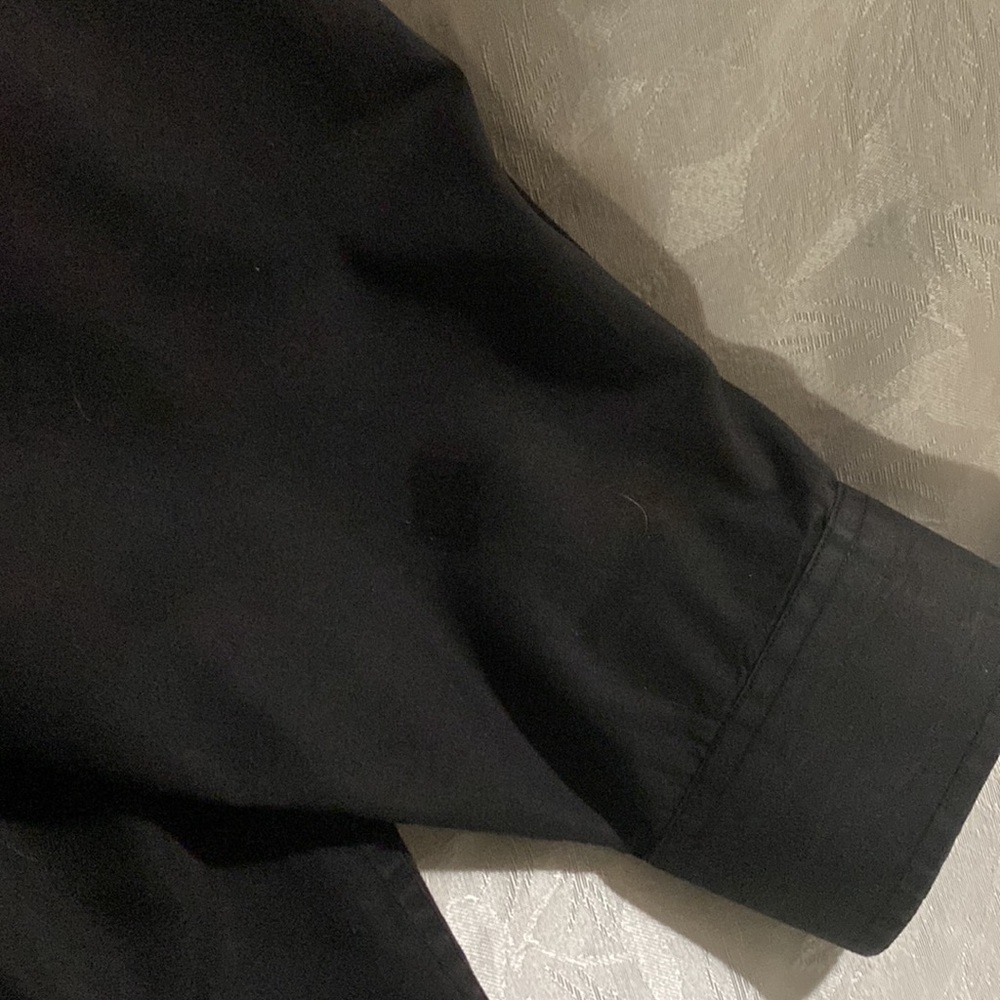 GUC Men’s mds Black Button Down Shirt Size 17 32/34 - Picture 5 of 7